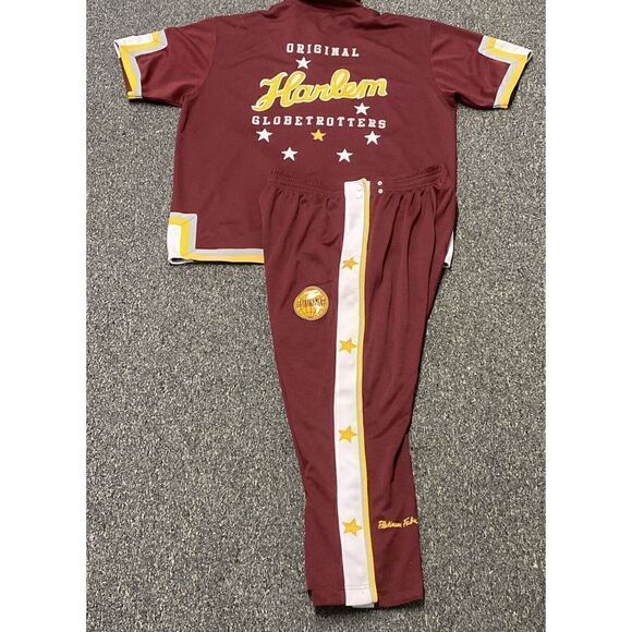 Vintage Platinum FUBU Harlem Globetrotters Warmup Basketball Tracksuit 2XL - Picture 14 of 16